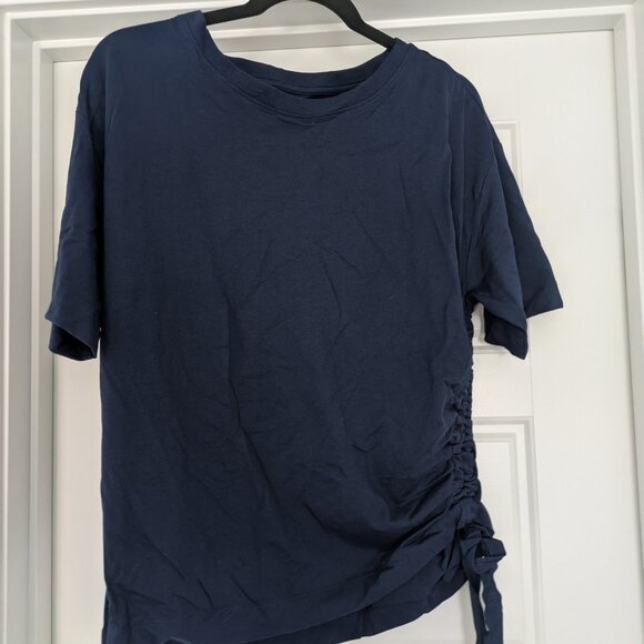 NWT LOFT Side Tie Modern Tee - Picture 2 of 3
